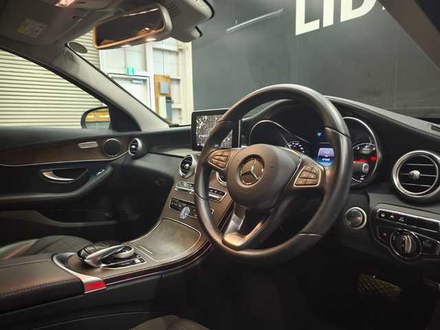 メルセデス・ベンツ Ｃ２００ エクスクルーシブラインリミテッド 群馬県 2015(平27)年 4.8万km ポーラホワイト ワンオーナー/レーダーセーフティパッケージ/バックカメラ/コーナーセンサー/ハーフレザーシート/フルセグTV/純正HDDナビ/純正17インチAW/ETC2.0 /D席パワーシート/D/N席シートヒーター/BT/SD/USB/純正フロアマット/ＣＤ/ＤＶＤ/禁煙車/スマートキー