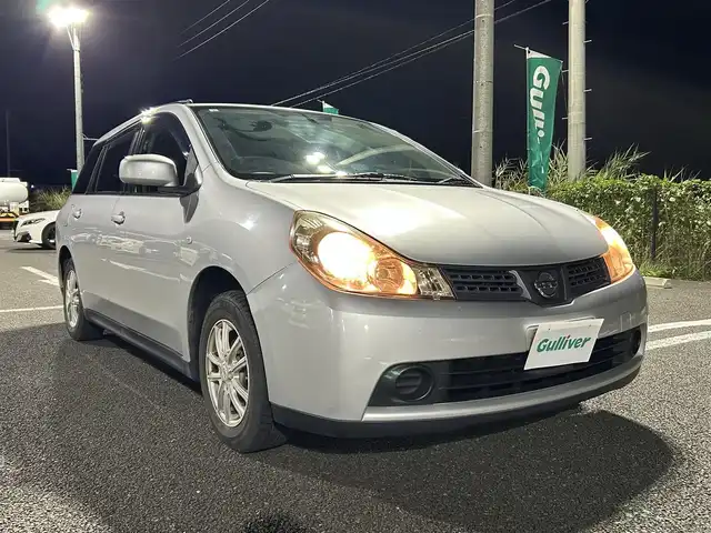 日産 ウイングロード 15M authentic 宮城県 2013(平25)年 18万km シルバー 社外ナビ/（MM112-A）/バックカネラ/ETC/ワンセグTV/オートライト/純正ドアバイザー/社外14インチアルミホイール