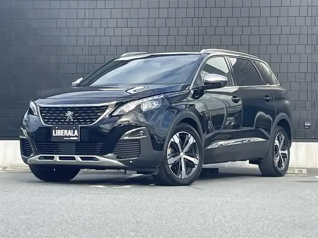 プジョー ５００８ GT ブルーHDi 静岡県 2019(平31)年 3.4万km 黒 アクティブセーフティブレーキ/ACCレーンキープ  ブラインドスポットモニター/OPナビフルセグTV Bluetooth CarPlay対応/サイドカメラ バックカメラ/ハーフレザーシート /パワーバックドア /パヒュームディヒューザー/アンビエンスライト/ETC