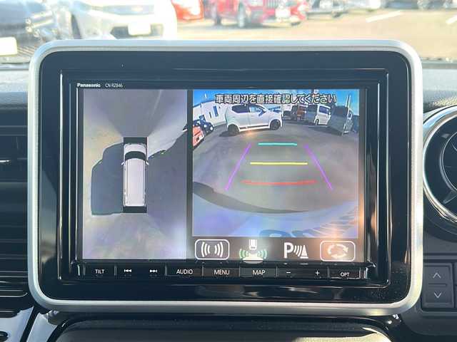 スズキ スペーシア カスタム HYBRID XS ターボ 鹿児島県 2018(平30)年 3.3万km ピュアホワイトP 純正8型ナビ/フルセグTV/両側パワースライドドア/全方位モニター用カメラパッケージ/ビルトインETC/ドライブレコーダー/クルーズコントロール/リアパーキングセンサー/セーフティサポート/・デュアルセンサーブレーキサポート/・後退時ブレーキサポート/・前後誤発進抑制機能/・車線逸脱警報機能/・ふらつき警報機能/・先行車発進お知らせ機能/・ハイビームアシスト/IC付ターボ/LEDヘッドランプ/革巻きステアリング/パドルシフト/ハーフレザーシート/運転席シートヒーター/純正15インチアルミホイール/キーレスプッシュスタートシステム/禁煙車