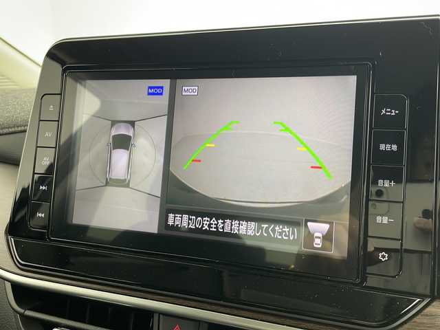 日産 オーラ G レザーエディション 茨城県 2022(令4)年 1.2万km ダークメタルグレー 純正９型ナビ　フルセグＴＶ　Ｂｌｕｅｔｏｏｔｈ　アラウンドビューモニター　スマートルームミラー　ＥＴＣ　衝突軽減ブレーキ　レーンキープアシスト　ブラインドスポットモニター　純正１７インチアルミホイール