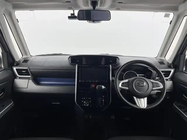 ダイハツ トール カスタムG ターボ SAⅡ 大分県 2018(平30)年 3.8万km パールホワイトⅢ スマートアシスト2/・衝突警報機能/・衝突回避支援ブレーキ機能/作動車速50km/h以下対象車両のみ/・車線逸脱警報機能	/・誤発進抑制機能(前方)/・誤発進抑制機能(後方)/・先行車発進お知らせ機能/社外9型ナビ　型式：X9VD/【フルセグTV、DVD再生可、BT対応】/ステアリングスイッチ/バックカメラ/クルーズコントロール/両側電動スライドドア/ETC/前方ドライブレコーダー/オートライト/LEDヘッドライト/LEDフォグ/社外16インチアルミホイール/純正ＡＷ夏タイヤ積み込み/保証書、取説、スペアキー有り