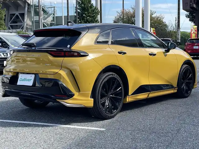 トヨタ クラウン スポーツ Z 千葉県 2024(令6)年 0.1万km 黄 ワンオーナー/純正ナビ【フルセグ、Miracast】/純正21インチアルミホイール/モデリスタエアロ（フロント・サイド・リア）/全方位カメラ/バックカメラ/ビルトインETC2.0/前後コーナーセンサー/前席パワーシート（D席メモリー付）/前席シートヒーター・ベンチレーション/パワーバックドア/PCS/BSM/HUD/LDA/PCS/PDA/RCTA/RCD/PKSB/SEA/AVSP/RSA/タイプC充電/4WD　　　/オートライト/オートハイビーム/保証書