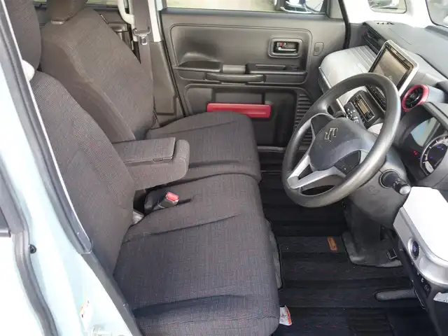 スズキ スペーシア HYBRID X 静岡県 2021(令3)年 6.8万km オフブルーM 禁煙車/スズキセーフティサポート/両側パワースライドドア/ディーラー純正 SDナビ（CN-RZ865）/　CD/DVD/BT/SD/USB/Ipod/フルセグTV/バックカメラ/社外ETC/社外コムテック前後ドライブレコーダー（ZDR025)/Clazzio革調シートカバー（前席）/2列目ロールサンシェード/純正ベースキャリア/純正フロアマット/純正ドアバイザー/保証書/取扱説明書