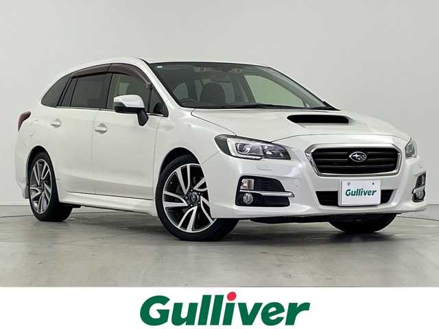 スバル レヴォーグ 1．6GT－S アイサイト 岐阜県 2015(平27)年 4.3万km クリスタルホワイトP 純正ナビ/　(AM/FM/CD/DVD/Bluetooth/フルセグTV)/バックカメラ/アイサイト/レーンキープアシスト/レーダークルーズコントロール/LEDヘッドライト/ETC/純正アルミホイール/純正フロアマット/ドアバイザー/電動パーキングブレーキ/パドルシフト/スペアキー