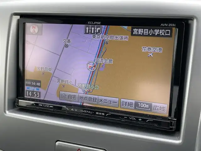 スズキ ワゴンＲ FZ 岩手県 2014(平26)年 7.9万km ブルーイッシュブラックパール3 メモリナビ/フルセグテレビ/アイドリングストップ/ウィンカーミラー/ドアバイザー/プッシュスタート/ETC/衝突軽減ブレーキ/横滑り防止/シートヒーター/Bluetooth/ドライブレコーダー