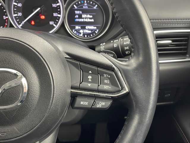 マツダ ＣＸ－５ XD Lパッケージ 栃木県 2017(平29)年 6.7万km マシーングレープレミアムM 純正ナビ/FM AM CD DVD USB AUX SD　BT　フルセグTV/ETC2.0/バックカメラ/レーダークルーズコントロール/レーンアシスト/ヘッドアップディスプレイ/パドルシフト/電動リアゲート/シートヒーター/ステアリングヒーター/オートホールド/コーナーセンサー/LEDヘッドライト/オートライト/オートマチックハイビーム/オートエアコン/アイドリングストップ/純正フロアマット/純正アルミホイール
