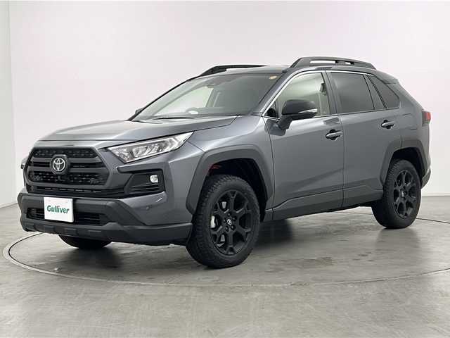 トヨタ ＲＡＶ４ アドベンチャー オフロードPKGⅡ 群馬県 2024(令6)年 1.3万km グレーメタリック 純正１０．５型ナビ　全周囲カメラ　電子ミラー　ＬＥＤリヤフォグランプ　電動リアゲート　レザーシート　シートヒーター／エアシート　ステアリングヒーター　前後ドラレコ　ビルトインＥＴＣ２．０　禁煙