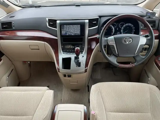 トヨタ アルファード 240G 長崎県 2008(平20)年 3.8万km ホワイトパールクリスタルシャイン 両側パワースライドドア/前席パワーシート/シートメモリー/純正HDDナビ/バックカメラ/クルーズコントロール/ウッドコンビハンドル/ETC/ドライブレコーダー前後/オートライト/キセノン/ステアリングスイッチ/オットマンシート/コーナーセンサー/スマートキー/スペアキー
