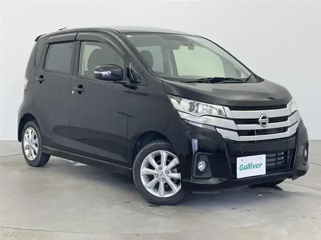 日産 デイズ ハイウェイスターX 富山県 2017(平29)年 2.4万km ブラック 純正ナビ(AM/FM/CD/DVD/BT)/フルセグTV/全方位カメラ(バック)/ETC/衝突軽減ブレーキ/横滑り防止装置/アイドリングストップ/オートライト/オートマチックハイビーム/前後ドライブレコーダー/HIDヘッドライト/純正AW/純正フロアマット/スマートキー/スペアキー1本/電動格納ミラー/バニティミラー/ドアバイザー/プッシュスタート/取扱説明書