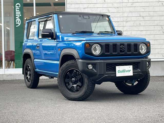 スズキ ジムニー XC 岩手県 2019(平31)年 2万km ブリスクブルーメタリック/ブラック2トーンルーフ ワンオーナー/社外SDナビ/AM/FM/CD/DVD/Bluetooth/フルセグTV/純正オーディオ/バックカメラ/ETC2.0/ドライブレコーダー/クルーズコントロール/衝突被害軽減ブレーキ/レーンキープアシスト/横滑り防止装置/シートヒーター/オートライト/オートハイビーム/LEDヘッドライト/フォグランプ/スマートキー/プッシュスタート/電動格納ミラー/純正16インチAW/フロアマット/純正ドアバイザー/保証書/取扱説明書