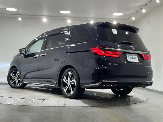 ホンダ オデッセイ ハイブリッド e:HEVアブソルート EX 愛知県 2021(令3)年 2.5万km プレミアムヴィーナスブラックP 純正９インチナビ/フルセグ/両側電動スライドドア/ホンダセンシング/全方位カメラ/コーナーセンサー/純正１７インチアルミ/ETC2.0/ブラインドスポットモニター/パワーバックドア/LEDヘッドライト/フォグランプ/オートライト/オートハイビーム/レーダークルーズコントロール/パワーシート/キーレス/ドライブレコーダー/電動格納ミラー/プッシュスタート/AC100V/Wエアコン/電動パーキングブレーキ/オートブレーキホールド/HDMI