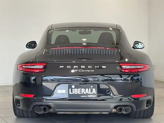 ポルシェ ９１１ カレラ 愛知県 2017(平29)年 4.8万km ジェットブラック スポクロＰＫＧ　/ＰＤＬＳプラス　/スパイダーデザインＡＷ　/レザーインテリア（赤／黒）/１８ＷＡＹシート　/シートベンチレーション/シートヒーター/ＰＡＳ　/ＡＣＣ　/パークアシスト　/ＥＴＣ/プッシュスタート/アイドリングストップ/ウィンカーミラー