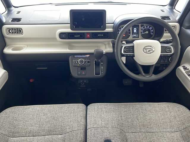 ダイハツ ムーヴ キャンバス ストライプス G ターボ 沖縄県 2022(令4)年 1.6万km シャイニングホワイトパール/ファイアークォーツレッドメタリック 両側パワースライドドア/追従クルーズコントロール/ＬＥＤヘッドライト/プッシュスタート/スマートキー/スペアキー/ステアリングスイッチ/ホットカップホルダー/シートヒーター/アイドリングストップ/コーナーセンサー/保証書