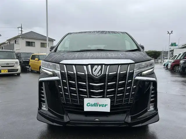 トヨタ アルファード SC 愛知県 2021(令3)年 1.9万km ブラック ワンオーナー/TRDエアロ（F・S・R）/デジタルインナーミラー/純正メーカーナビ/フルセグTV/BT/DVDデッキ/AC100V電源/JBLサウンド/パノラミックビューモニター/ビルトイン2.0ETC/純正18インチAW/トヨタセーフティセンス/レーダークルーズコントロール/ブラインドスポットモニター/前後ドライブレコーダー/両側パワースライドドア/パワーバックドア/レザーシート/前席パワーシート（D席めもりー付き）/前席シートヒーター/エアシート/オットマン/純正フロアマット/スペアタイヤ/取説、保証書/スペアキー