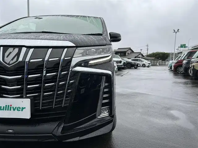 トヨタ アルファード SC 愛知県 2021(令3)年 1.9万km ブラック ワンオーナー/TRDエアロ（F・S・R）/デジタルインナーミラー/純正メーカーナビ/フルセグTV/BT/DVDデッキ/AC100V電源/JBLサウンド/パノラミックビューモニター/ビルトイン2.0ETC/純正18インチAW/トヨタセーフティセンス/レーダークルーズコントロール/ブラインドスポットモニター/前後ドライブレコーダー/両側パワースライドドア/パワーバックドア/レザーシート/前席パワーシート（D席めもりー付き）/前席シートヒーター/エアシート/オットマン/純正フロアマット/スペアタイヤ/取説、保証書/スペアキー