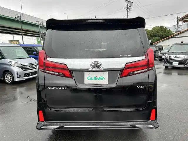トヨタ アルファード SC 愛知県 2021(令3)年 1.9万km ブラック ワンオーナー/TRDエアロ（F・S・R）/デジタルインナーミラー/純正メーカーナビ/フルセグTV/BT/DVDデッキ/AC100V電源/JBLサウンド/パノラミックビューモニター/ビルトイン2.0ETC/純正18インチAW/トヨタセーフティセンス/レーダークルーズコントロール/ブラインドスポットモニター/前後ドライブレコーダー/両側パワースライドドア/パワーバックドア/レザーシート/前席パワーシート（D席めもりー付き）/前席シートヒーター/エアシート/オットマン/純正フロアマット/スペアタイヤ/取説、保証書/スペアキー
