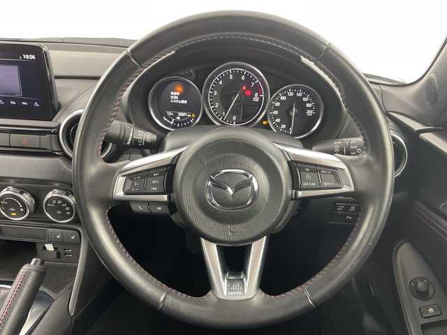 マツダ ロードスター ＲＦ S 愛知県 2018(平30)年 2.3万km マシーングレープレミアムM 禁煙車/６速ＭＴ/純正7インチナビ/（ワンセグTV/Bluetooth/USB/AM/FM）/バックカメラ/フロントエアロ/リトラクタブルハードトップ/i-ActiveSense/・衝突軽減ブレーキ/・車線逸脱警報システム/・ブラインドスポットモニター/・交通標識認識システム/・リアクロストラフィックアラート/・ハイビームコントロール/クルーズコントロール/ＥＴＣ/ドライブレコーダー/シートヒーター/アイドリングストップ/純正１７インチアルミホイール/スマートキー/スペアキー1本/プッシュスタート/LEDヘッドライト/フロントフォグランプ/横滑り防止装置/純正フロアマット/オートエアコン