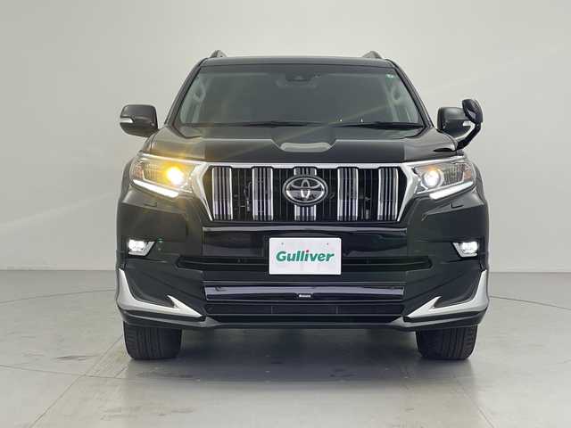 トヨタ ランドクルーザー プラド TX Lパッケージ 愛知県 2021(令3)年 3.3万km ブラック サンルーフ/モデリスタエアロ/社外ナビ（AVIC-RW711）/・フルセグTV/・CD/DVD/・Bluetooth接続/・USB入力/バックカメラ/レーダークルーズコントロール/本革シート/シートヒーター／シートベンチレーション/パワーシート/ビルトインＥＴＣ/ルーフレール/LEDオートライト・オートハイビーム/フォグランプ/センターデフロック/ダウンヒルアシスト/純正アルミホイール/純正フロアマット