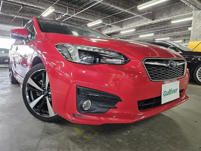 スバル インプレッサ スポーツ 2．0i－S アイサイト 宮崎県 2016(平28)年 5.6万km ピュアレッド 4WD/純正8型ナビ/フルセグTV/バックカメラ/全車速追従機能付クルーズコントロール/アイサイトver3/・衝突被害軽減ブレーキ/・車線逸脱防止支援/・前後誤発進抑制/ステアリング連動LEDヘッドランプ/革巻きステアリング/パドルシフト/前席パワーシート/純正18インチアルミホイール/スマートキー/プッシュエンジンスタート/禁煙車