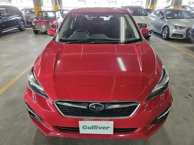スバル インプレッサ スポーツ 2．0i－S アイサイト 宮崎県 2016(平28)年 5.6万km ピュアレッド 4WD/純正8型ナビ/フルセグTV/バックカメラ/全車速追従機能付クルーズコントロール/アイサイトver3/・衝突被害軽減ブレーキ/・車線逸脱防止支援/・前後誤発進抑制/ステアリング連動LEDヘッドランプ/革巻きステアリング/パドルシフト/前席パワーシート/純正18インチアルミホイール/スマートキー/プッシュエンジンスタート/禁煙車