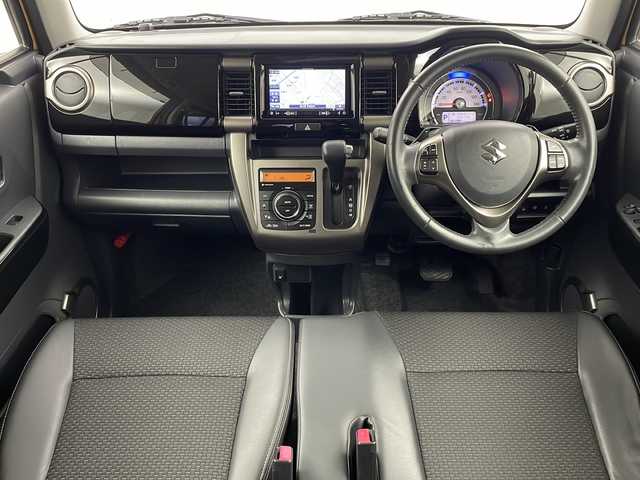 スズキ ハスラー Jスタイル Ⅱ ターボ 栃木県 2016(平28)年 2.8万km アクティブイエロー/ブラック2トーンルーフ ターボ/社外ナビ/　フルセグ/CD/DVD/BT/SD/ラジオ/ETC/クルーズコントロール/衝突軽減ブレーキ/レーンキープアシスト/ステアリングスイッチ/パドルシフト/オートライト/フォグランプ/シートヒーター/プッシュスタート/電格ウィンカーミラー/純正１５AW