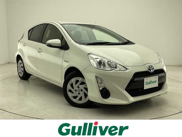 トヨタ アクア S 千葉県 2017(平29)年 7.2万km ライムホワイトパールクリスタルシャイン 禁煙車/純正ナビ/・NSZT-W66T/・CD/DVD/BT/フルセグ/バックカメラ/ウィンカーミラー/ビルトインETC2.0/スマートキー/オートライト/シートリフター/踏み間違い加速抑制システム/プッシュスタート/電動格納ミラー/純正ホイールキャップ/ヘッドライトレベライザー/純正フロアマット