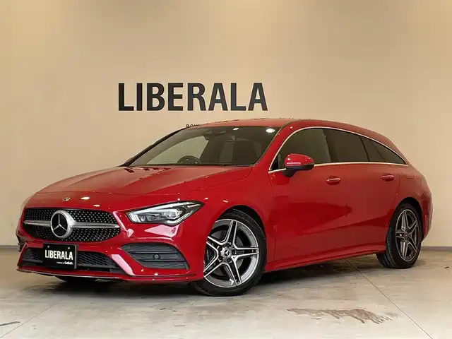 メルセデス・ベンツ ＣＬＡ２００ｄ Sブレーク AMGライン 熊本県 2020(令2)年 3.3万km ジュピターレッド ・スマートキー/・プッシュスタート/・アクティブステアリングアシスト/・道路標識アシスト/・アクティブレーンキーピングアシスト/・アクティブブレーキアシスト/・アテンションアシスト/・ブラインドスポットモニター/・レーンチェンジアシスト/・インテリジェントライトシステム/・ハーフレザーシート/・前席パワーシート/・前席シートヒーター /・純正HDDナビ/　【Bluetooth・USB・AppleCarPlay・AndroidAuto】/・フルセグTV/・バックカメラ/・ETC2.0/・パワーバックドア/・LEDヘッドランプ/・純正マット