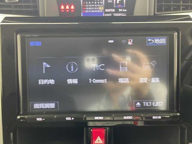 トヨタ ルーミー カスタムG－T 岐阜県 2016(平28)年 6万km パールホワイトⅢ モデリスタエアロ/純正9インチナビ/（BT/フルセグ/CD/DVD）/衝突軽減ブレーキ/クルーズコントロール/バックカメラ/後方クリアランスソナー/両側パワースライドドア/ETC/シートヒーター（運転席/助手席）/スマートキー/プッシュスタート/革ステアリング/ステアリングスイッチ/フォグランプ/LEDヘッドライト/オートライト/電動格納ミラー/アイドリングストップ