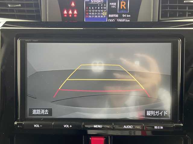 トヨタ ルーミー カスタムG－T 岐阜県 2016(平28)年 6万km パールホワイトⅢ モデリスタエアロ/純正9インチナビ/（BT/フルセグ/CD/DVD）/衝突軽減ブレーキ/クルーズコントロール/バックカメラ/後方クリアランスソナー/両側パワースライドドア/ETC/シートヒーター（運転席/助手席）/スマートキー/プッシュスタート/革ステアリング/ステアリングスイッチ/フォグランプ/LEDヘッドライト/オートライト/電動格納ミラー/アイドリングストップ