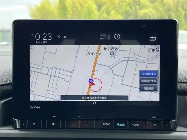 ホンダ ステップワゴン スパーダ eHEV 奈良県 2023(令5)年 1.4万km プラチナホワイトパール 純正９インチナビ　/フルセグＴＶ　/フリップダウンモニター　/BT/CD/DVD/SD/両側パワースライドドア　/追従型クルーズコントロール　/バックカメラ　/ビルトインＥＴＣ　/ハーフレザーシート　/シートヒーター　/前後コーナーセンサー/ターボ付き/スマートキー/純正16インチアルミホイール/純正フロアマット/衝突被害軽減システム/LEDヘッドライト