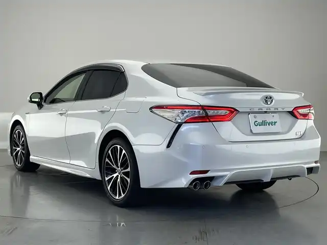 トヨタ カムリ WSレザーパッケージ 愛知県 2019(平31)年 5.3万km プラチナホワイトパールマイカ メーカーナビ　フルセグＴＶ　Ｂｌｕｅｔｏｏｔｈ　バックカメラ　黒革シート　シートヒーター　ブラインドスポットモニター　セーフティセンス　衝突軽減　追従クルコン　ＬＥＤオートライト　純正ドラレコ　禁煙車