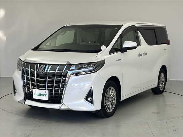 トヨタ アルファードハイブリット G 茨城県 2019(令1)年 4.9万km ホワイトパールクリスタルシャイン １１インチナビ　フルセグＴＶ　ＥＴＣ　ドラレコ　シートヒーター　シートエアコン　両側電動スライドドア　追従クルコン　ＬＥＤライト　ＢＳＭ　衝突軽減ブレーキ　コーナーセンサー　レーンキープ　スマートキー