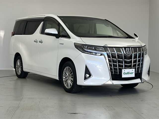 トヨタ アルファードハイブリット G 茨城県 2019(令1)年 4.9万km ホワイトパールクリスタルシャイン １１インチナビ　フルセグＴＶ　ＥＴＣ　ドラレコ　シートヒーター　シートエアコン　両側電動スライドドア　追従クルコン　ＬＥＤライト　ＢＳＭ　衝突軽減ブレーキ　コーナーセンサー　レーンキープ　スマートキー