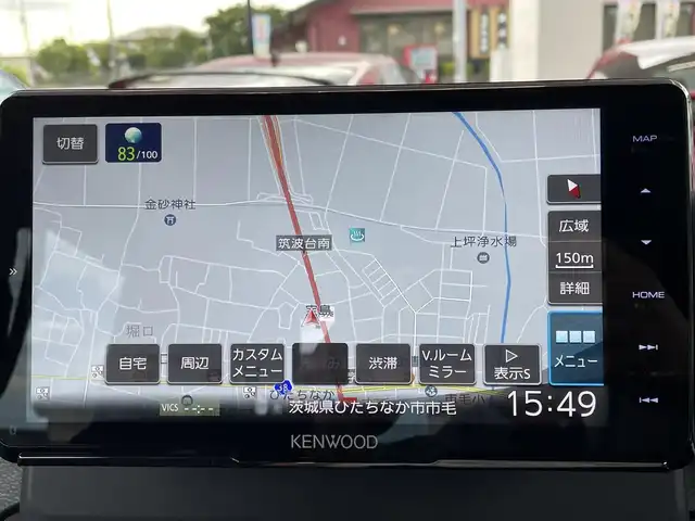 日産 ルークス ハイウェイスター X 茨城県 2021(令3)年 3.9万km チタニウムグレーメタリック 9型ナビ（MDV-M909HDF）/フルセグ/アラウンドビューモニター/ドライブレコーダー/ETC/LEDヘッドライト/両側パワースライドドア/ハンズフリーオートスライドドア