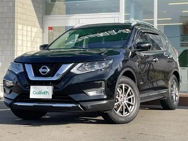 日産 エクストレイル ハイブリッド 20Xi 道央・札幌 2018(平30)年 5.8万km ダイヤモンドブラック ・4WD/・衝突軽減ブレーキ/・社外ナビ/CD&DVD&BT&USB&フルセグTV/・プロパイロット/・インテリジェントクルーズコントロール/・全方位カメラ/・バックカメラ/・デジタルインナーミラー/・電動リアゲート/・レザーシート/・ビルトインETC/・前後コーナーセンサー/・前後クリアランスソナー/・ABS/・横滑り防止装置/・盗難防止装置/・ダウンヒルアシストコントロール/・オートライト/・LEDヘッドライト/・フォグランプ/・電動格納ミラー/・ウィンカーミラー/・ルーフレール/・ドアバイザー/・スペアキー1本/・保証書/・取扱説明書