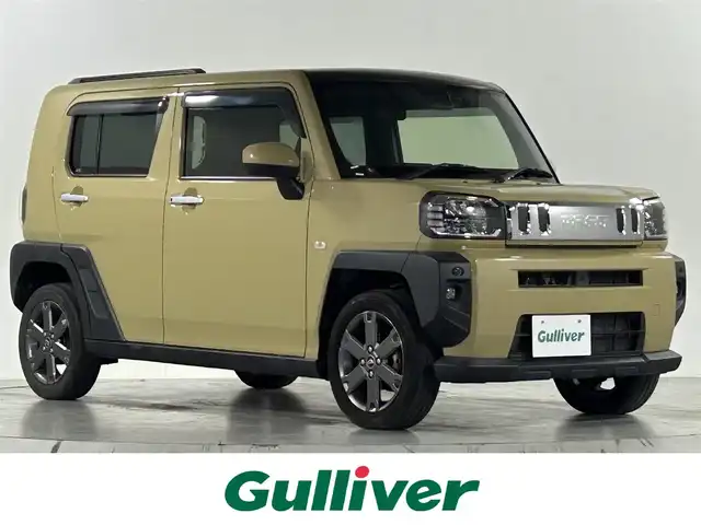ダイハツ タフト G ターボ 佐賀県 2020(令2)年 2.3万km サンドベージュメタリック 純正7インチディスプレイオーディオ/AM/FM/USB/Bluetooth/Carplay/バックカメラ/衝突被害軽減システム/ガラスルーフ/レーダークルーズコントロール/レーンアシスト/ロードサインアシスト/先行車発信お知らせ機能/クリアランスソナー/オートライト/オートマチックハイビーム/LEDヘッドライト/LEDフォグライト/電子パーキング/ブレーキホールド/横滑り防止装置/ETC/純正前方ドライブレコダー/運転席・助手席シートヒーター/ISOFIX対応シート/純正フロアマット/純正15インチアルミホイール/スマートキー/プッシュスタート