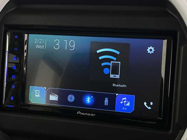 スズキ ハスラー HYBRID X 宮崎県 2022(令4)年 3.2万km デニムブルー ガンメタリック 2トーン 社外ディスプレイオーディオ/クルーズコントロール/衝突軽減ブレーキ/アイドリングストップ/横滑り防止装置/電動格納ミラー/ステアリングスイッチ/D・N席　シートヒーター/LEDヘッドライト/純正アルミホイール/純正フロアマット/ETC