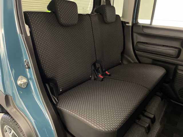 スズキ ハスラー HYBRID X 宮崎県 2022(令4)年 3.2万km デニムブルー ガンメタリック 2トーン 社外ディスプレイオーディオ/クルーズコントロール/衝突軽減ブレーキ/アイドリングストップ/横滑り防止装置/電動格納ミラー/ステアリングスイッチ/D・N席　シートヒーター/LEDヘッドライト/純正アルミホイール/純正フロアマット/ETC