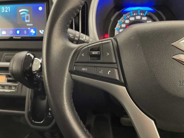 スズキ ハスラー HYBRID X 宮崎県 2022(令4)年 3.2万km デニムブルー ガンメタリック 2トーン 社外ディスプレイオーディオ/クルーズコントロール/衝突軽減ブレーキ/アイドリングストップ/横滑り防止装置/電動格納ミラー/ステアリングスイッチ/D・N席　シートヒーター/LEDヘッドライト/純正アルミホイール/純正フロアマット/ETC