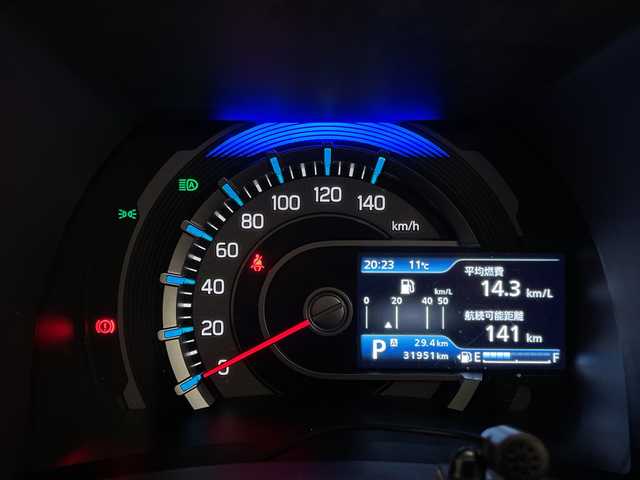 スズキ ハスラー HYBRID X 宮崎県 2022(令4)年 3.2万km デニムブルー ガンメタリック 2トーン 社外ディスプレイオーディオ/クルーズコントロール/衝突軽減ブレーキ/アイドリングストップ/横滑り防止装置/電動格納ミラー/ステアリングスイッチ/D・N席　シートヒーター/LEDヘッドライト/純正アルミホイール/純正フロアマット/ETC