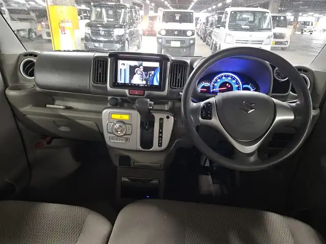 スズキ エブリィ ワゴン PZターボ 静岡県 2015(平27)年 4万km ブルーイッシュブラックパール3 アルパインナビ/フルセグTV/片側パワースライドドア/バックカメラ/ETC/衝突被害軽減ブレーキ/誤発進抑制/HIDヘッドランプ/オートライト/フロントフォグランプ/オートエアコン/ステアリングスイッチ/純正14インチアルミホイール/スマートキー/プッシュエンジンスタート/禁煙車