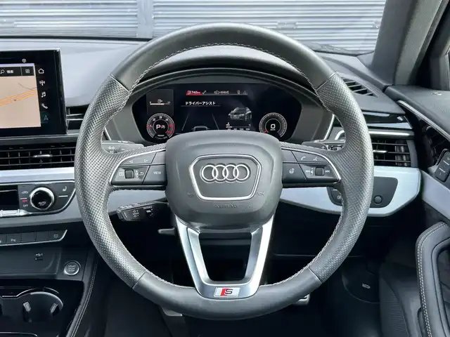 アウディ Ａ４ アバント 35TDI Sライン 茨城県 2022(令4)年 1.5万km 黒 ワンオーナー　/ＳｌｉｎｅｐｌｕｓＰＫＧ　/コンフォートＰＫＧ　/マトリクスＬＥＤ　/サラウンドビューカメラ　/バーチャルコックピット　/アンビエントライト　/ＰＷテールゲート　/半革　/全席シートヒーター　/ＰＷシート/純正ナビ/フルセグTV/禁煙車