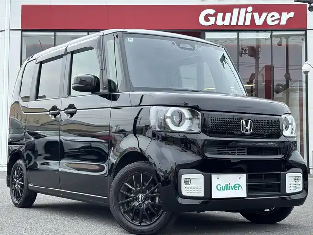 ホンダ Ｎ ＢＯＸ 宮城県 2024(令6)年 1.1万km 黒 登録時走行距離１０５７５ｋｍ/ワンオーナー/追従型クルーズコントロール/バックカメラ/衝突被害軽減システム/レーンキープアシスト/横滑り防止機能/電動パーキング/ブレーキホールド/アイドリングストップ/オートライト/オートマチックハイビーム/ドライブレコーダー前後/ETC/シートヒーター（D+N席）/社外ナビ/・フルセグテレビ/・Bluetooth
