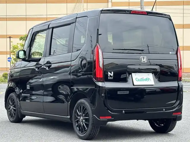 ホンダ Ｎ ＢＯＸ 宮城県 2024(令6)年 1.1万km 黒 登録時走行距離１０５７５ｋｍ/ワンオーナー/追従型クルーズコントロール/バックカメラ/衝突被害軽減システム/レーンキープアシスト/横滑り防止機能/電動パーキング/ブレーキホールド/アイドリングストップ/オートライト/オートマチックハイビーム/ドライブレコーダー前後/ETC/シートヒーター（D+N席）/社外ナビ/・フルセグテレビ/・Bluetooth