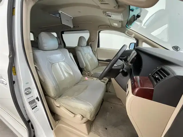 トヨタ ヴェルファイア 2．4X 滋賀県 2011(平23)年 15万km ホワイトパールクリスタルシャイン 禁煙車/社外ナビ/(CD/DVD/フルセグ/Bluetooth)/バックカメラ/フリップダウンモニター/両側電動/ステアリングスイッチ/ETC/スマートキー/プッシュスタート/コーナーセンサー