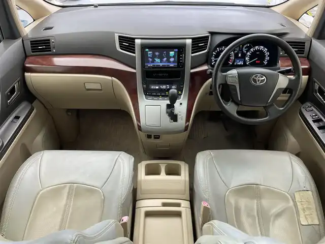 トヨタ ヴェルファイア 2．4X 滋賀県 2011(平23)年 15万km ホワイトパールクリスタルシャイン 禁煙車/社外ナビ/(CD/DVD/フルセグ/Bluetooth)/バックカメラ/フリップダウンモニター/両側電動/ステアリングスイッチ/ETC/スマートキー/プッシュスタート/コーナーセンサー