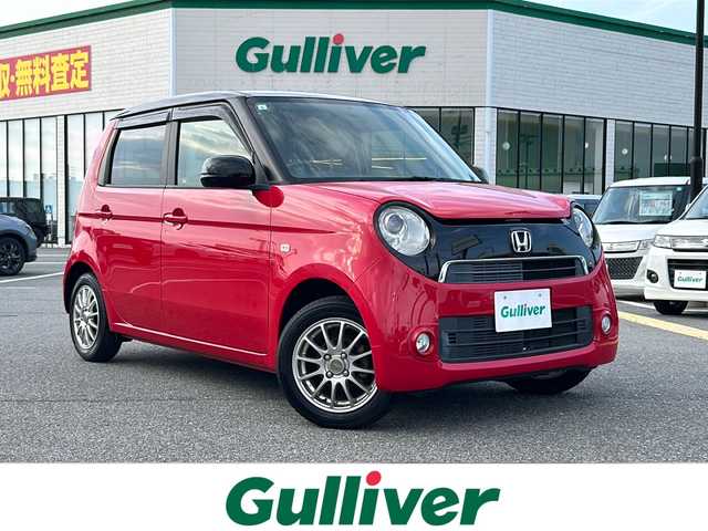 ホンダ Ｎ ＯＮＥ G 鳥取県 2013(平25)年 5.7万km ミラノレッド ツートンカラー/ブラックルーフ/社外ナビ/フルセグ/CD/ETC/社外14インチアルミホイール/プッシュエンジンスタート/アイドリングストップ/フォグランプ/電動格納ミラー/横滑り防止装置/純正フロアマット/ドアバイザー/スマートキー
