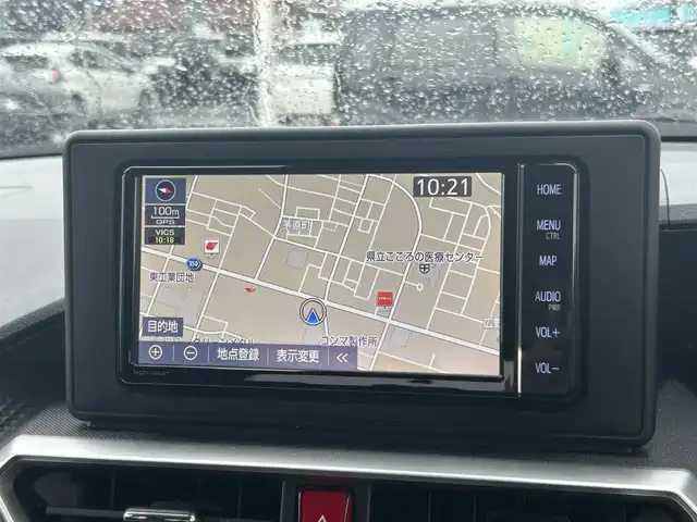 トヨタ ライズ G 山形県 2022(令4)年 2.9万km シャイニングホワイトパール ワンオーナー車/衝突軽減ブレーキ/純正ナビ/　【CD DVD SD BT】/フルセグTV/バックカメラ/ETC2.0/ドライブレコーダー/横滑り防止装置/アイドリングストップ/コーナーセンサー/ヘッドライトレベライザー/純正16インチアルミ/LEDライト/フォグランプ/純正フロアマット/ドアバイザー/保証書、取説あり/スペアキーあり