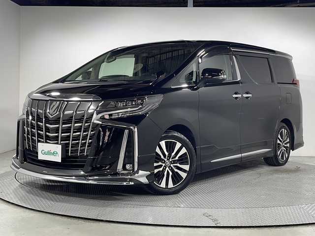 トヨタ アルファード S Cパッケージ 広島県 2020(令2)年 4.5万km ブラック ツインムーンルーフ/モデリスタフルエアロ/純正9型ディスプレイオーディオ（フルセグTV/AppleCarPlay/AndroidAuto）/純正フリップダウンモニター/3眼LEDヘッドランプ/パワーバックドア/両側パワースライドドア/パワーシート/シートヒーター/ベンチレーション/パワーオットマン/ステアリングヒーター/セーフティセンス/・プリクラッシュセーフティ/・レーントレーシングアシスト/・アダプティブハイビーム/・レーダークルーズコントロール/クリアランスソナー/バックカメラ/ETC2.0/ドライブレコーダー/USB入力端子